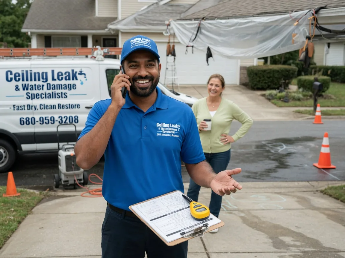 Ceiling Leak Cleanup Stockport, IA FAQs